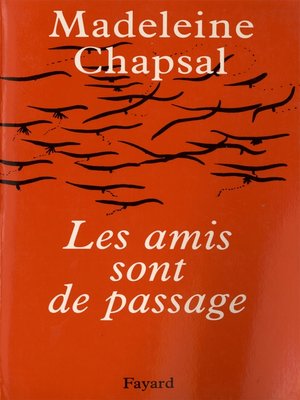 cover image of Les Amis sont de passage